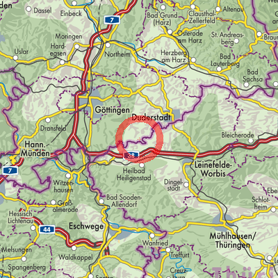 Landkarte Weißenborn