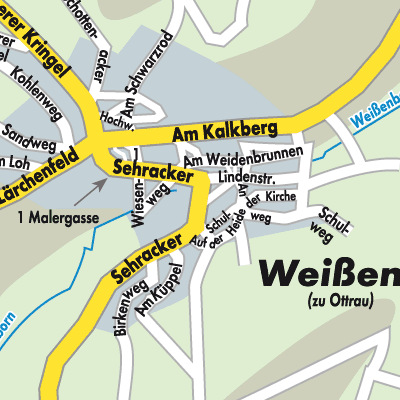 Stadtplan Weißenborn