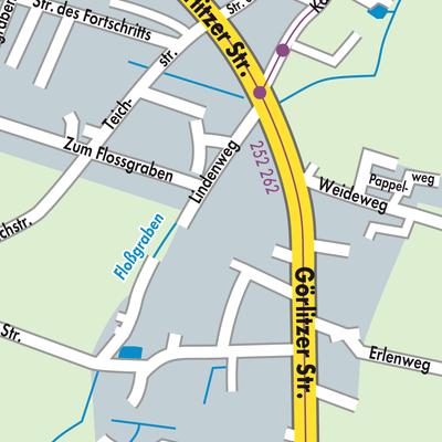 Stadtplan Weißkeißel – Wuskidź