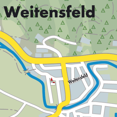 Stadtplan Weitensfeld im Gurktal