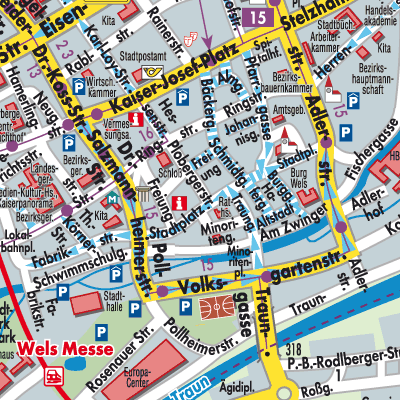 Stadtplan Wels