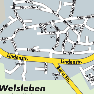 Stadtplan Welsleben
