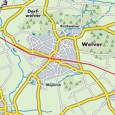 Übersichtsplan Welver