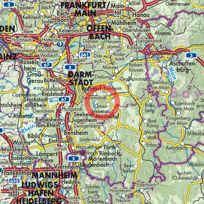 Landkarte Wembach-Hahn