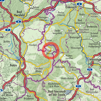 Landkarte Wendershausen