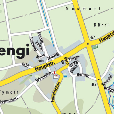 Stadtplan Wengi