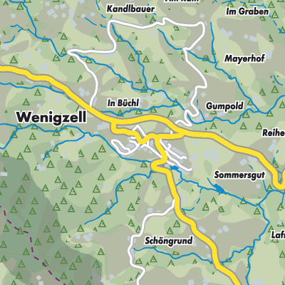 Übersichtsplan Wenigzell