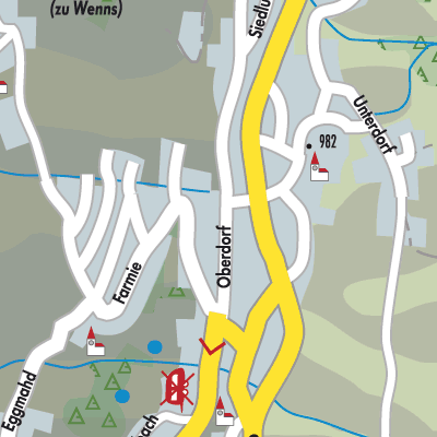 Stadtplan Wenns