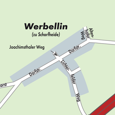 Stadtplan Werbellin