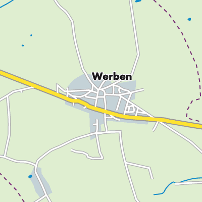 Übersichtsplan Werben