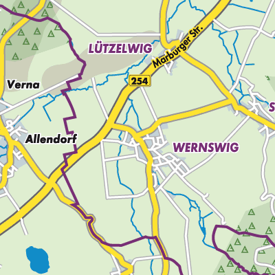 Übersichtsplan Wernswig