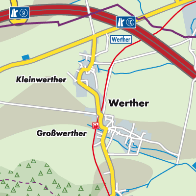 Übersichtsplan Werther