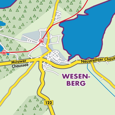 Übersichtsplan Wesenberg