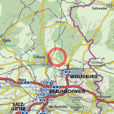 Landkarte Westerbeck