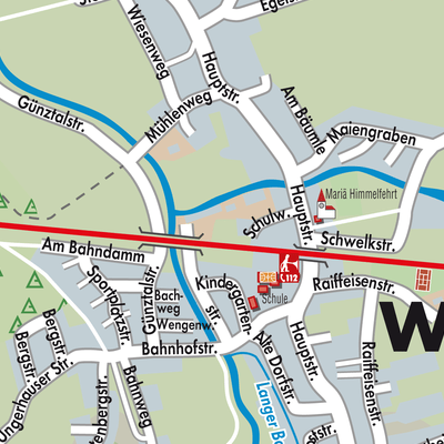 Stadtplan Westerheim