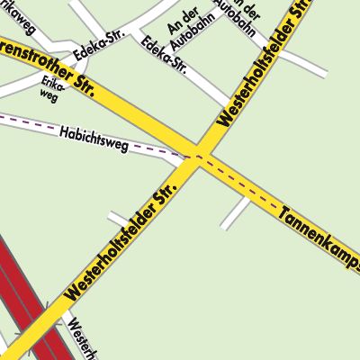 Stadtplan Westerholtsfelde