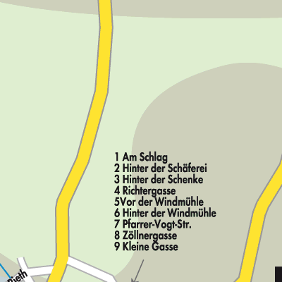 Stadtplan Westerwald-Obereichsfeld