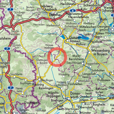 Landkarte Westheim
