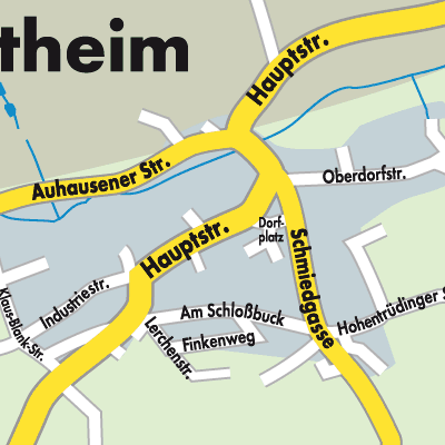 Stadtplan Westheim