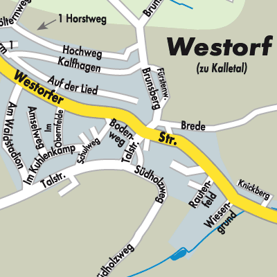 Stadtplan Westorf