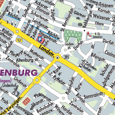 Stadtplan Wettingen