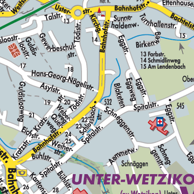 Stadtplan Wetzikon (ZH)
