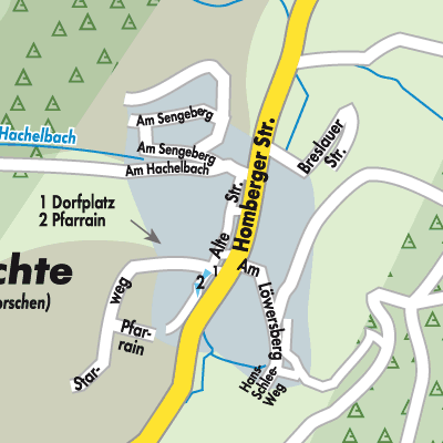 Wichte Stadtpläne und Landkarten