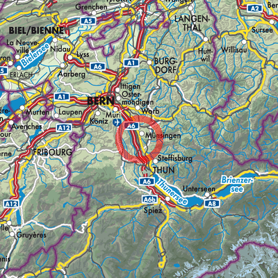 Landkarte Wichtrach