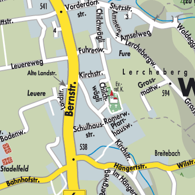 Stadtplan Wichtrach
