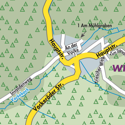 Stadtplan Wickersrode