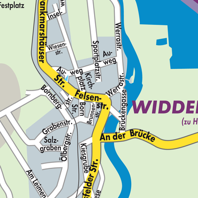 Stadtplan Widdershausen