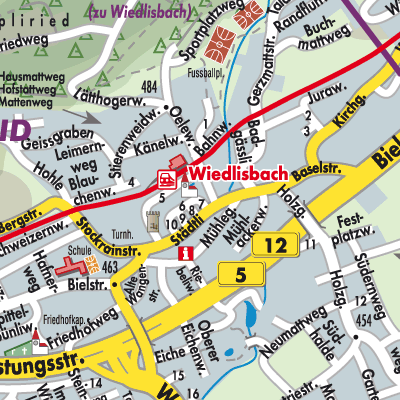 Stadtplan Wiedlisbach