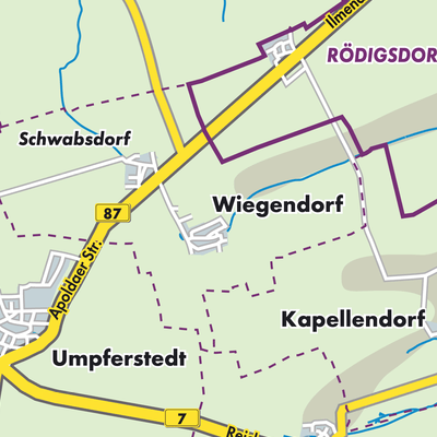 Übersichtsplan Wiegendorf