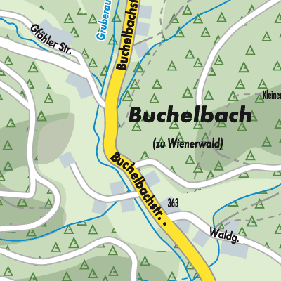 Stadtplan Wienerwald