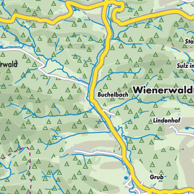 Übersichtsplan Wienerwald