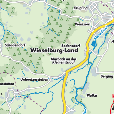 Übersichtsplan Wieselburg-Land