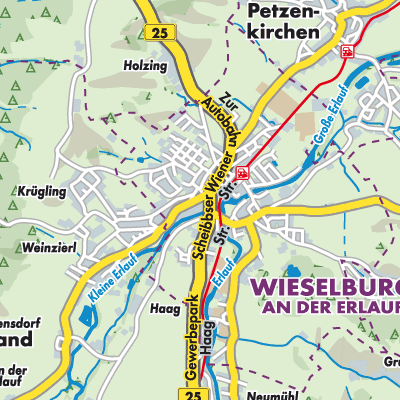 Übersichtsplan Wieselburg