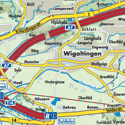 Übersichtsplan Wigoltingen