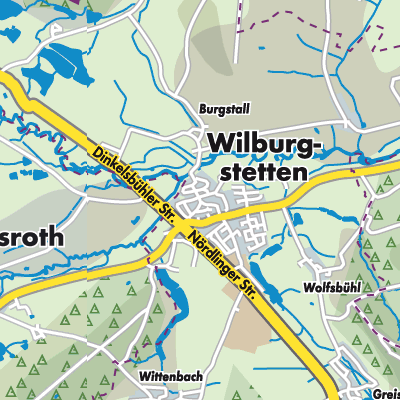 Übersichtsplan Wilburgstetten (VGem)
