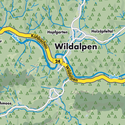 Übersichtsplan Wildalpen