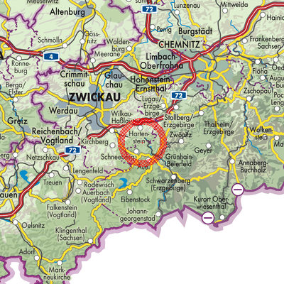 Landkarte Wildbach
