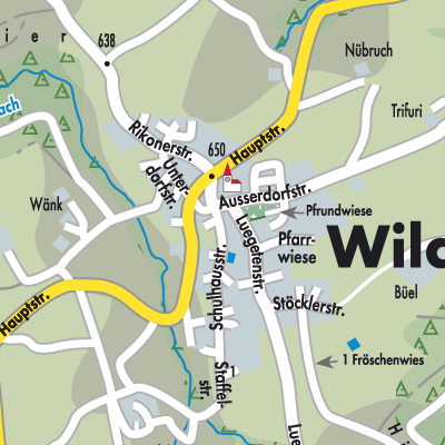 Stadtplan Wildberg