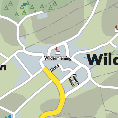 Stadtplan Wildermieming