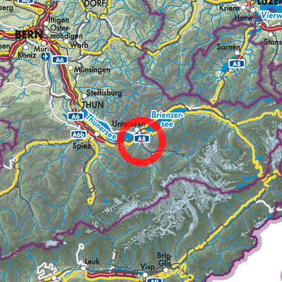 Landkarte Wilderswil