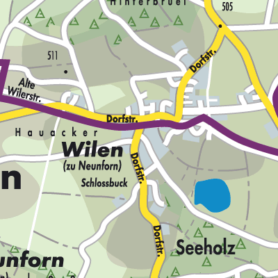 Stadtplan Wilen b. Neunforn TG