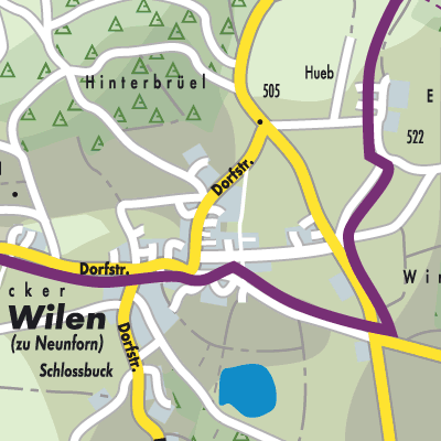 Stadtplan Wilen b. Neunforn ZH