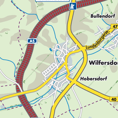 Übersichtsplan Wilfersdorf