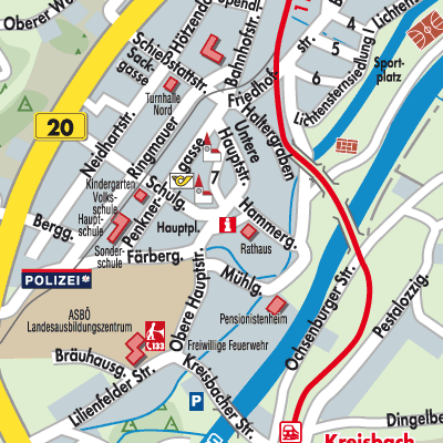Stadtplan Wilhelmsburg