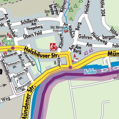 Stadtplan Wilhelmshausen