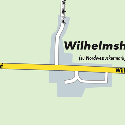 Stadtplan Wilhelmshof